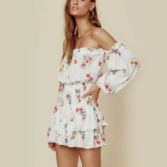 BLUE LIFE BOHO BALLERINA FLORAL romper NWT - Picture 3 of 7